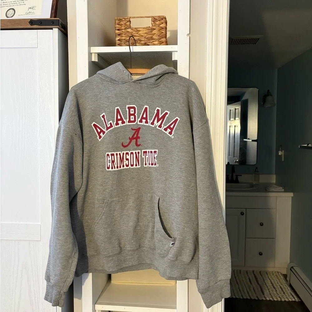 Russell Athletic Gray Alabama Sweater